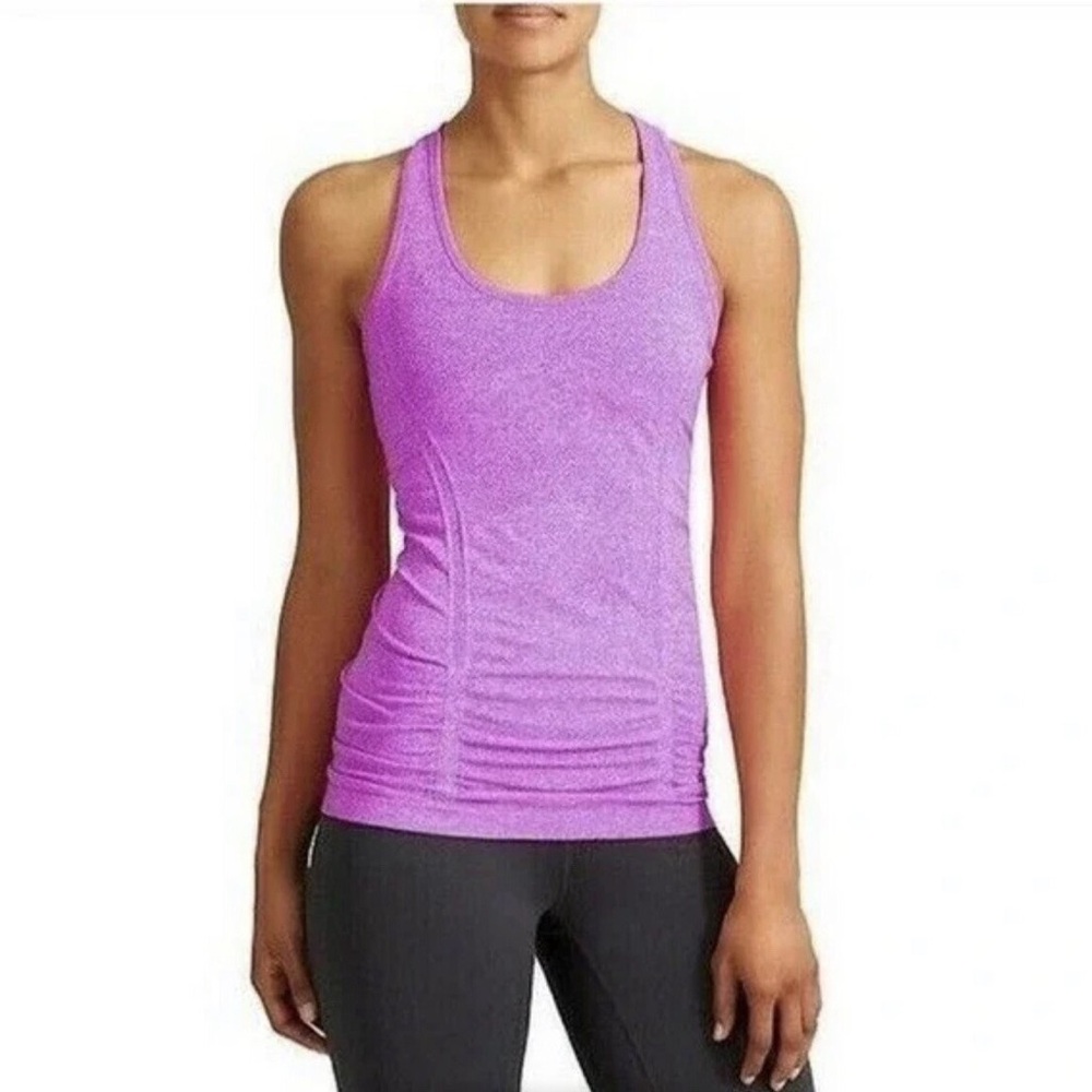 Athleta Fastest Track Tank Purple Racerback Athletic Top Size M